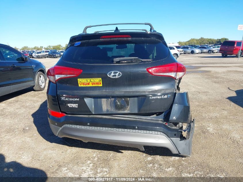 2016 Hyundai Tucson Limited VIN: KM8J33A22GU169531 Lot: 40827917