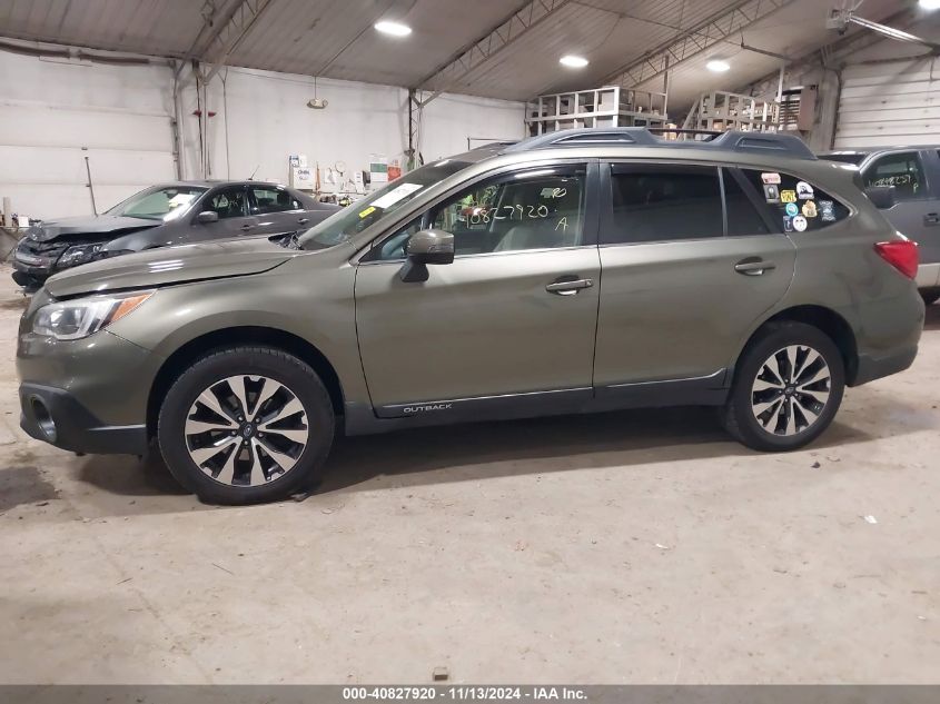 2017 Subaru Outback 2.5I Limited VIN: 4S4BSANC0H3343330 Lot: 40827920