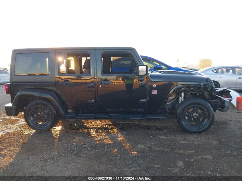 2013 Jeep Wrangler Unlimited Sport VIN: 1C4BJWDG9DL688634 Lot: 40827930