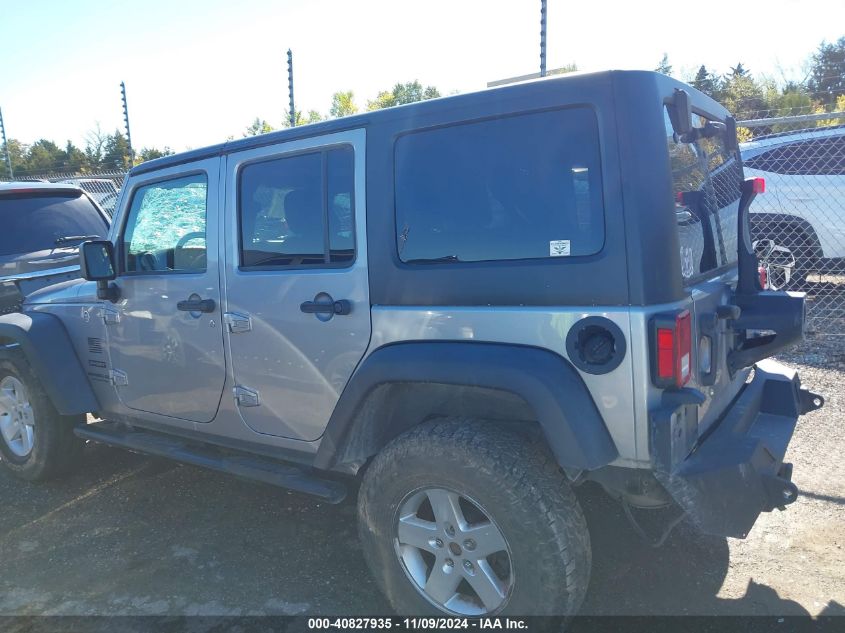 2016 Jeep Wrangler Unlimited Sport VIN: 1C4BJWDG3GL330708 Lot: 40827935