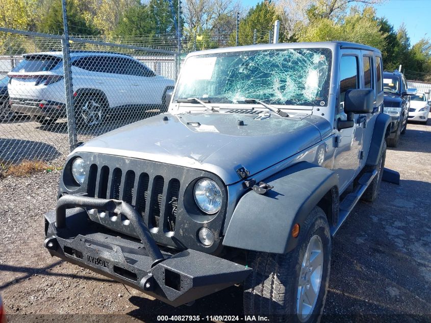 2016 Jeep Wrangler Unlimited Sport VIN: 1C4BJWDG3GL330708 Lot: 40827935