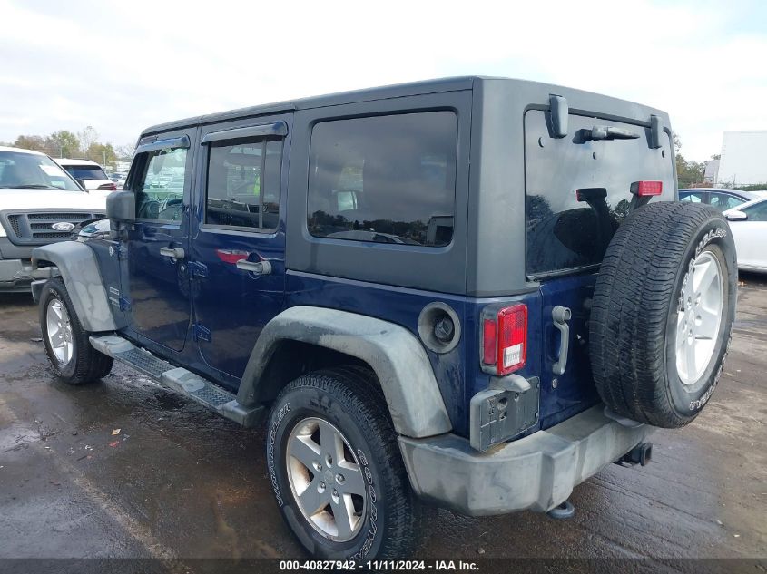 2013 Jeep Wrangler Unlimited Sport VIN: 1C4BJWDG4DL552850 Lot: 40827942