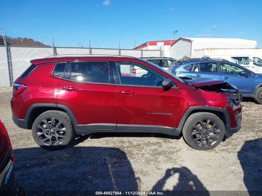 2021 Jeep Compass 80Th Anniversary 4X4 VIN: 3C4NJDEB4MT570564 Lot: 40827954