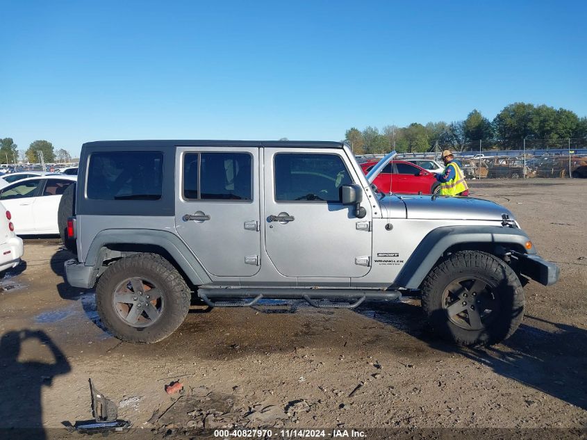 2015 Jeep Wrangler Unlimited Sport VIN: 1C4BJWDG1FL510784 Lot: 40827970