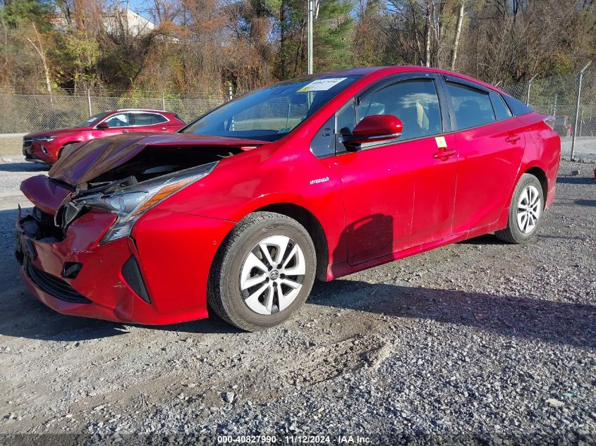 2018 Toyota Prius Three VIN: JTDKARFU1J3550313 Lot: 40827990