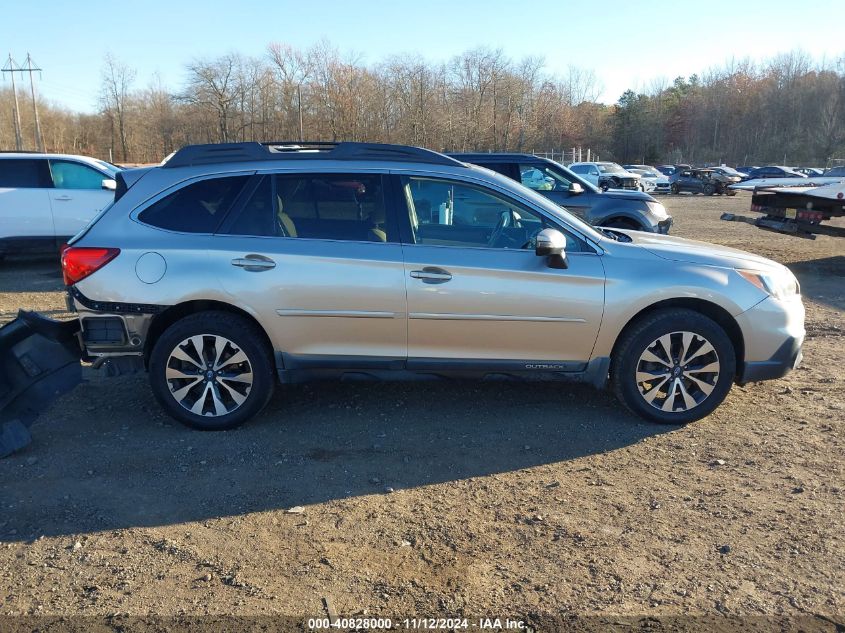 2016 Subaru Outback 3.6R Limited VIN: 4S4BSENC4G3341053 Lot: 40828000