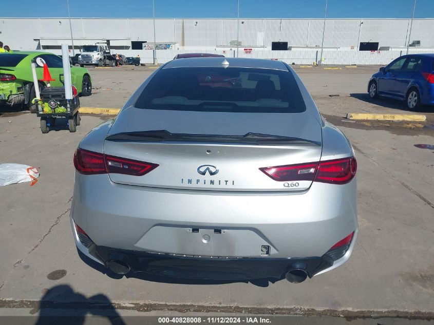 2017 Infiniti Q60 3.0T Premium VIN: JN1EV7EKXHM360619 Lot: 40828008