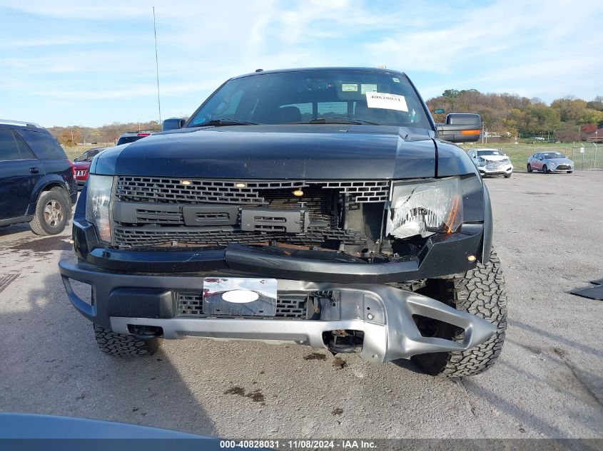 2010 Ford F-150 Svt Raptor VIN: 1FTEX1E69AFC46970 Lot: 40828031