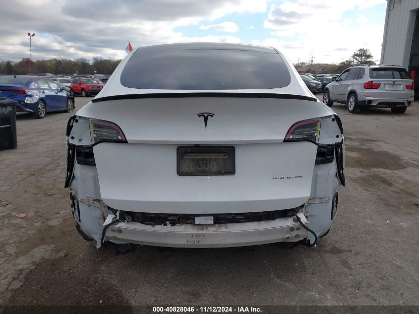 2020 TESLA MODEL Y LONG RANGE DUAL MOTOR ALL-WHEEL DRIVE/PERFORMANCE DUAL MOTOR ALL-WHEEL DRIVE - 5YJYGDEF2LF004222