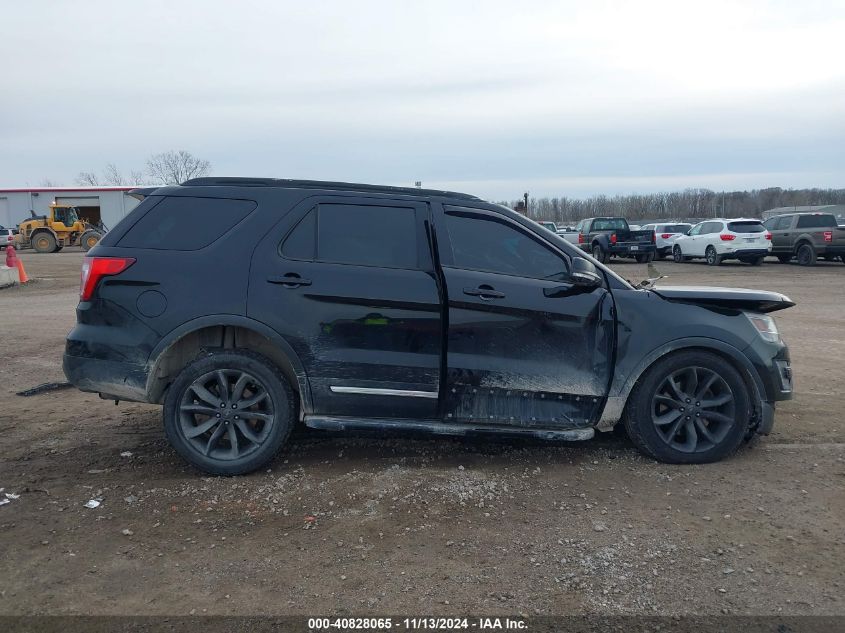 2016 Ford Explorer Xlt VIN: 1FM5K8D80GGA39151 Lot: 40828065