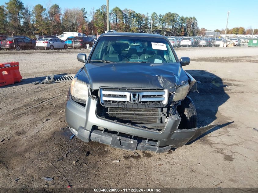 2007 Honda Pilot Ex-L VIN: 5FNYF18777B012604 Lot: 40828096