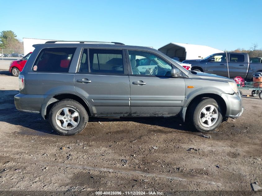 2007 Honda Pilot Ex-L VIN: 5FNYF18777B012604 Lot: 40828096