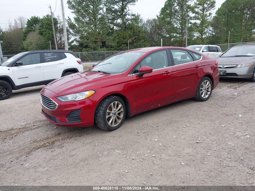 2019 FORD FUSION SE VIN: 3FA6P0HD0KR159560