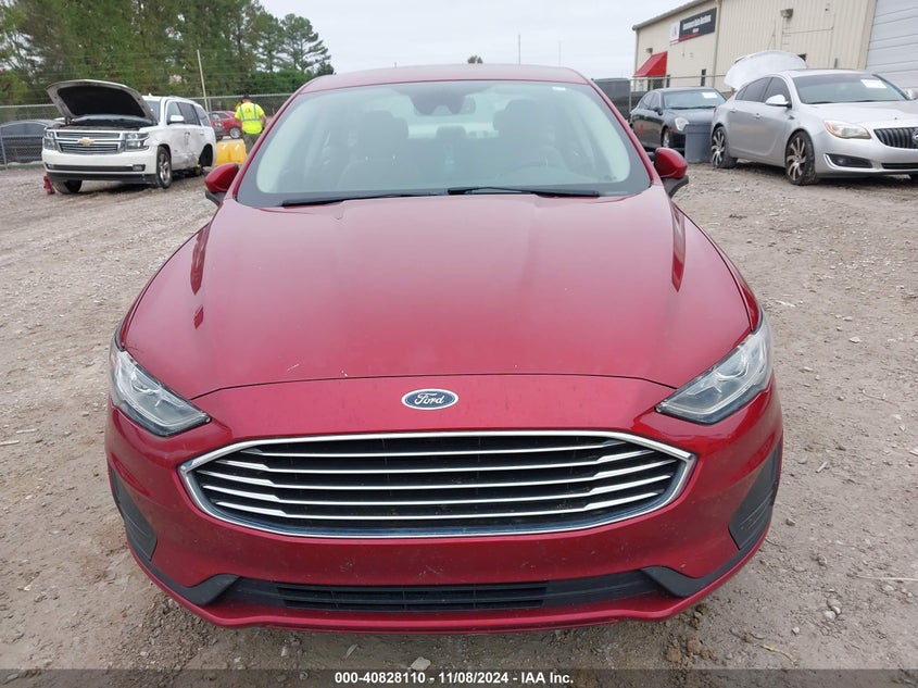 2019 FORD FUSION SE VIN: 3FA6P0HD0KR159560