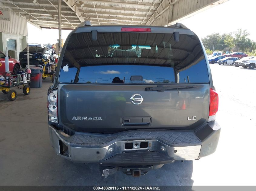 2005 Nissan Armada Le VIN: 5N1AA08A15N732240 Lot: 40828116