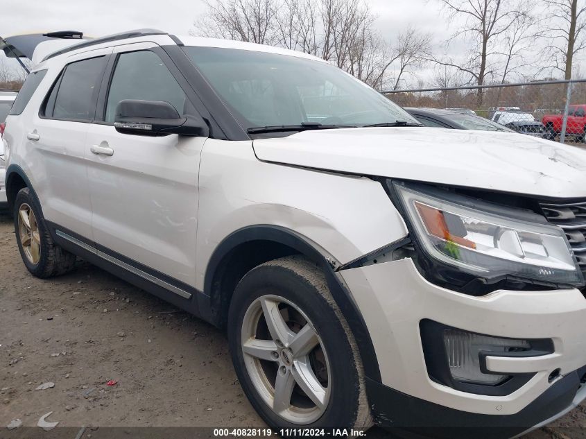 2016 Ford Explorer Xlt VIN: 1FM5K8D86GGD00122 Lot: 40828119