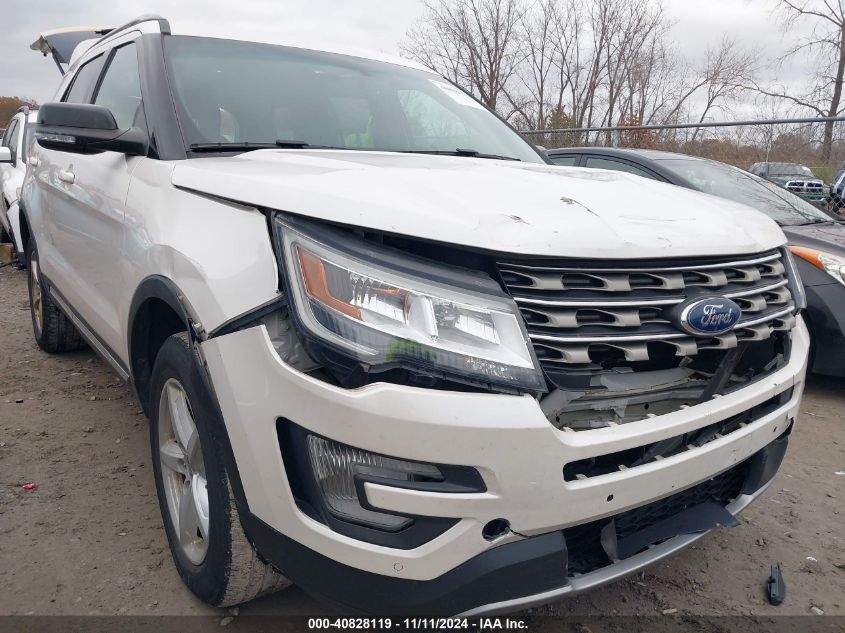 2016 Ford Explorer Xlt VIN: 1FM5K8D86GGD00122 Lot: 40828119