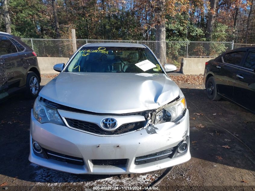 2012 Toyota Camry Se VIN: 4T1BF1FK1CU138290 Lot: 40828124