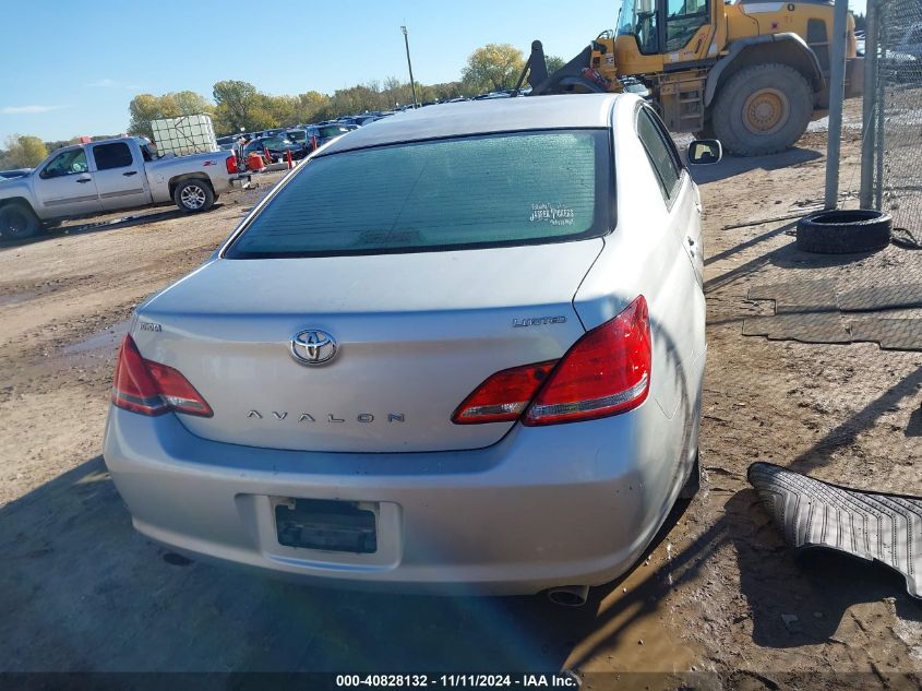 2007 Toyota Avalon Limited VIN: 4T1BK36B77U185434 Lot: 40828132