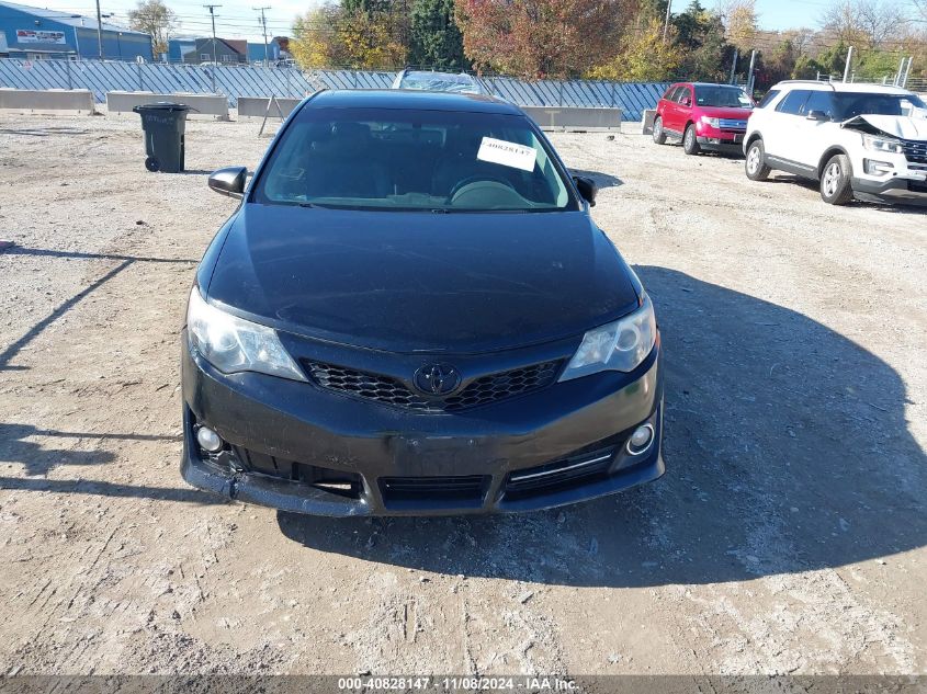 2013 Toyota Camry Se VIN: 4T1BF1FK3DU246587 Lot: 40828147