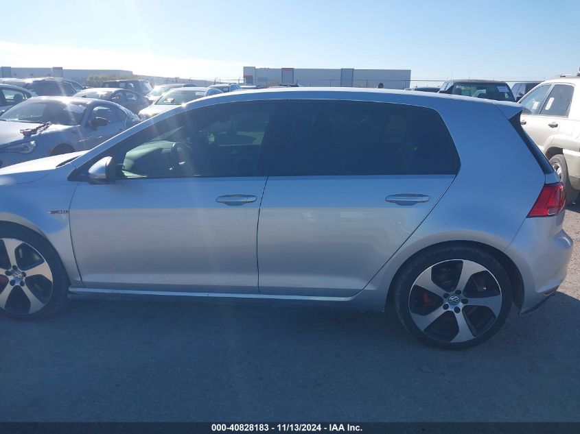 2017 Volkswagen Golf Gti S 4-Door VIN: 3VW4T7AU1HM008424 Lot: 40828183