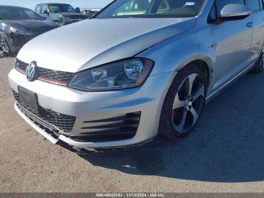 VIN 3VW4T7AU1HM008424 2017 Volkswagen Golf Gti, S 4... no.6