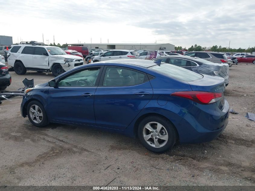 2015 Hyundai Elantra Se VIN: 5NPDH4AEXFH569705 Lot: 40828203