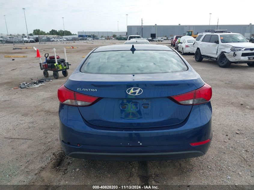 2015 Hyundai Elantra Se VIN: 5NPDH4AEXFH569705 Lot: 40828203