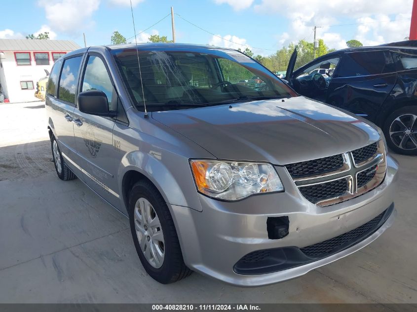 2017 Dodge Grand Caravan Se VIN: 2C4RDGBG2HR615570 Lot: 40828210