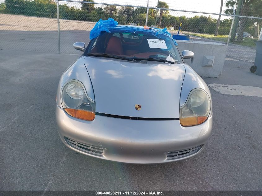 1999 Porsche Boxster VIN: WP0CA2983XU630693 Lot: 40828211