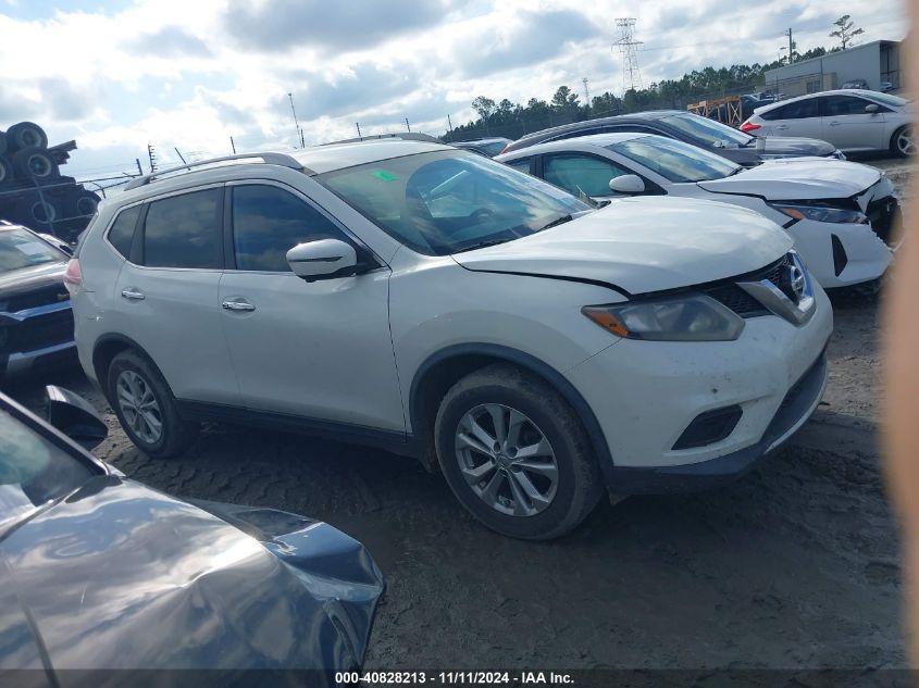 2016 Nissan Rogue Sv VIN: KNMAT2MT0GP656907 Lot: 40828213