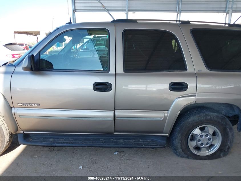 2003 Chevrolet Tahoe Lt VIN: 1GNEC13Z53R189703 Lot: 40828214