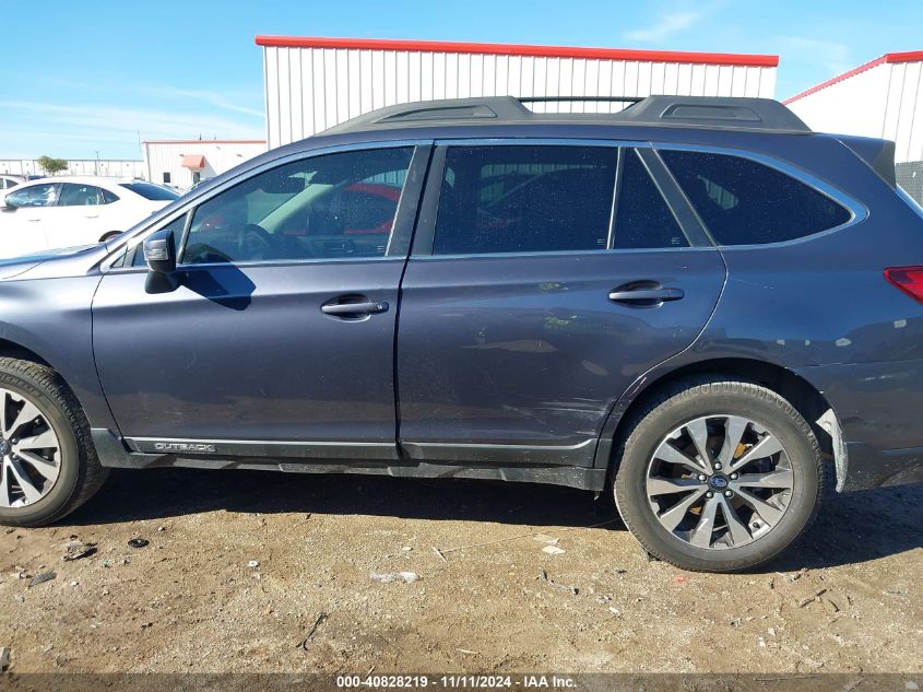 2017 Subaru Outback 2.5I Limited VIN: 4S4BSANC9H3380618 Lot: 40828219