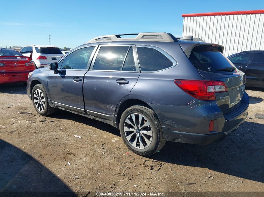 2017 Subaru Outback 2.5I Limited VIN: 4S4BSANC9H3380618 Lot: 40828219