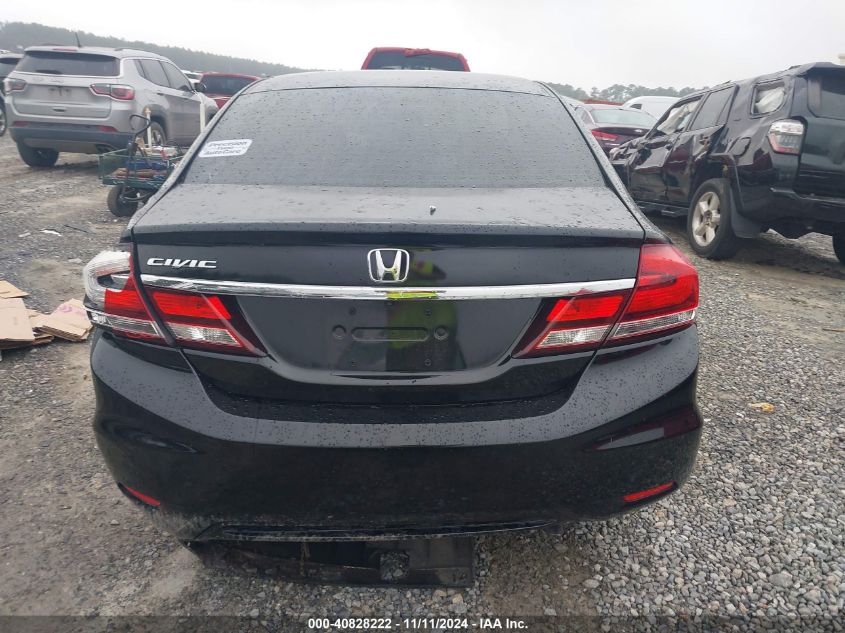 2013 Honda Civic Lx VIN: 19XFB2F59DE100243 Lot: 40828222