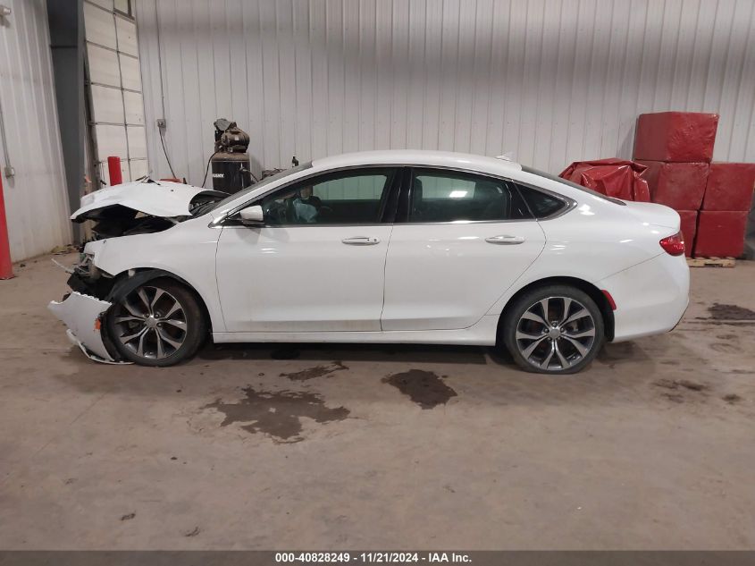 2015 Chrysler 200 C VIN: 1C3CCCCG8FN515472 Lot: 40828249