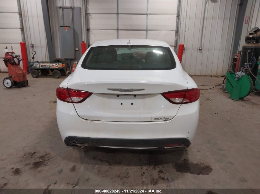 2015 Chrysler 200 C VIN: 1C3CCCCG8FN515472 Lot: 40828249