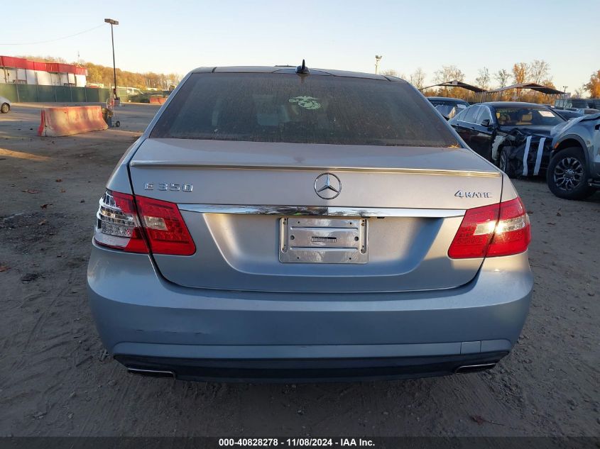 2013 Mercedes-Benz E 350 4Matic VIN: WDDHF8JB1DA689438 Lot: 40828278