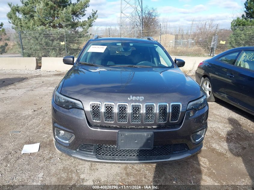 2019 Jeep Cherokee Limited 4X4 VIN: 1C4PJMDXXKD342643 Lot: 40828290