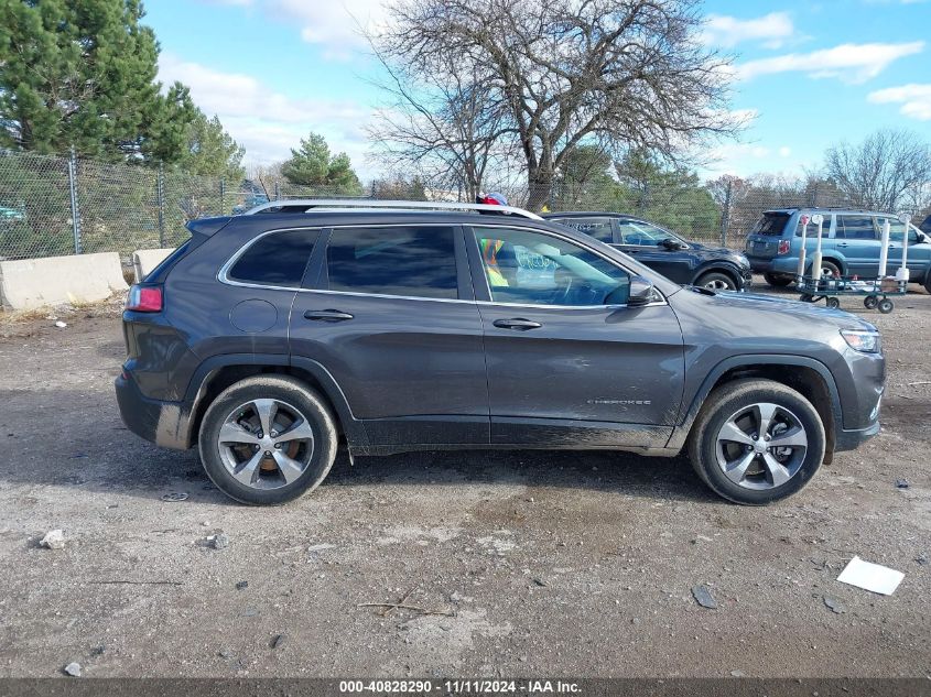 2019 Jeep Cherokee Limited 4X4 VIN: 1C4PJMDXXKD342643 Lot: 40828290