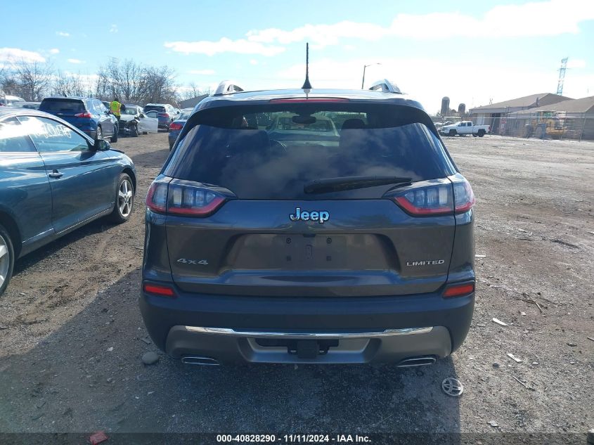 2019 Jeep Cherokee Limited 4X4 VIN: 1C4PJMDXXKD342643 Lot: 40828290