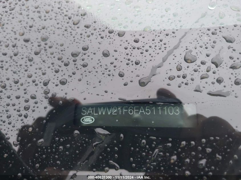 VIN SALWV2TF6FA511103 2015 Land Rover Range Rover,... no.9