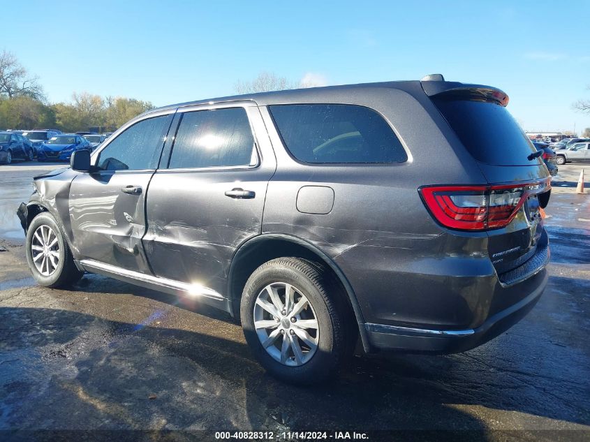 2016 Dodge Durango Sxt VIN: 1C4RDJAG3GC477527 Lot: 40828312