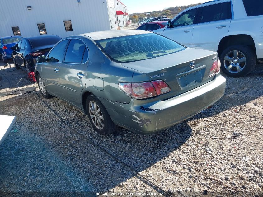 2004 Lexus Es 330 Base (A5) VIN: JTHBA30G845024204 Lot: 40828319