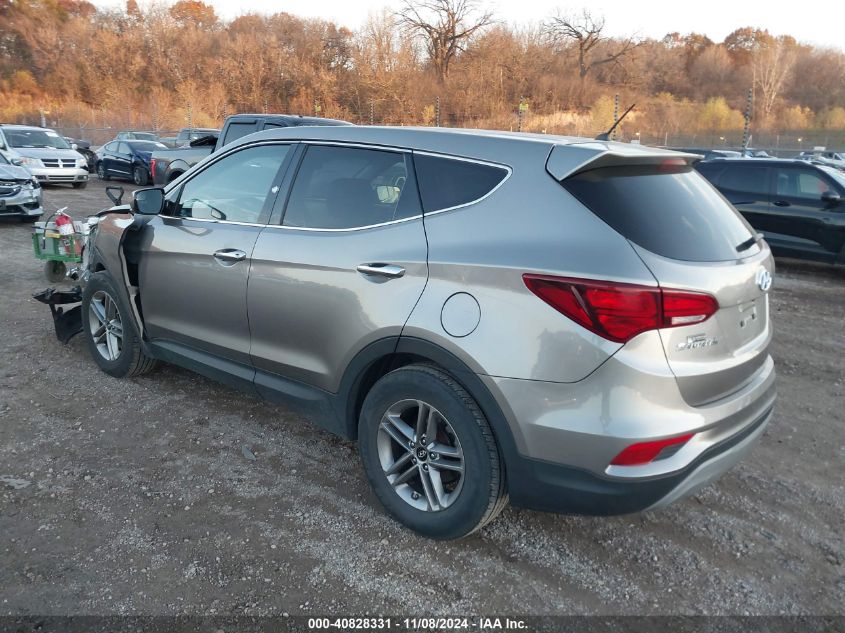 VIN 5NMZTDLB3JH108018 2018 HYUNDAI SANTA FE SPORT no.3