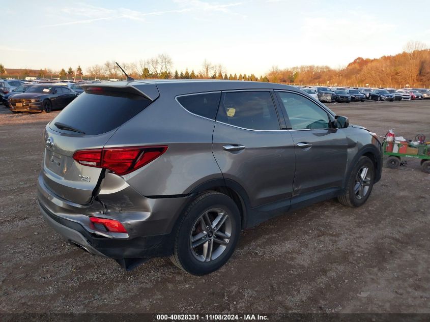 VIN 5NMZTDLB3JH108018 2018 HYUNDAI SANTA FE SPORT no.4