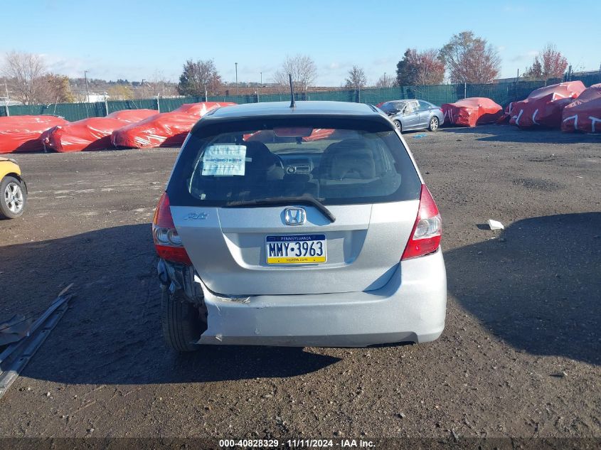 2007 Honda Fit VIN: JHMGD38457S036100 Lot: 40828329