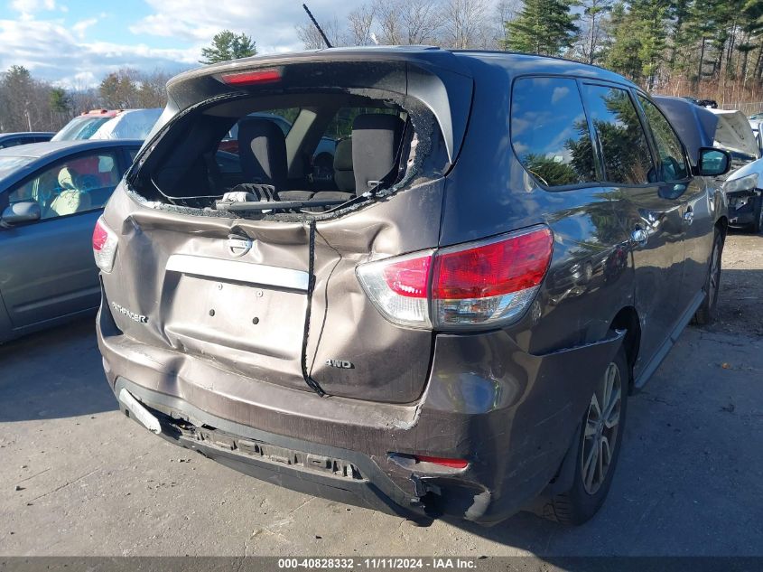 2015 Nissan Pathfinder S VIN: 5N1AR2MM8FC616602 Lot: 40828332