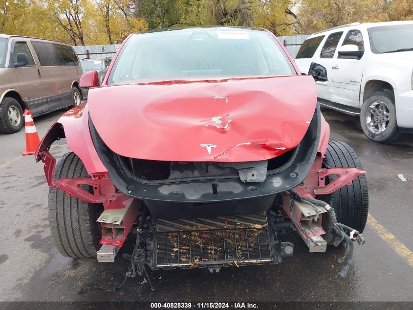 2020 Tesla Model Y Long Range Dual Motor All-Wheel Drive VIN: 5YJYGDEEXLF030364 Lot: 40828339