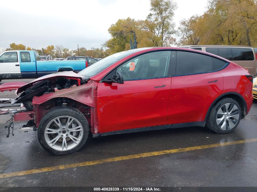 2020 Tesla Model Y Long Range Dual Motor All-Wheel Drive VIN: 5YJYGDEEXLF030364 Lot: 40828339